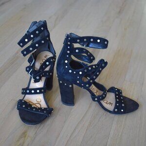 Sam Edelman York Suede Strappy Studded Sandals